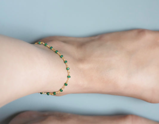 Emeralda's Whisper Anklet