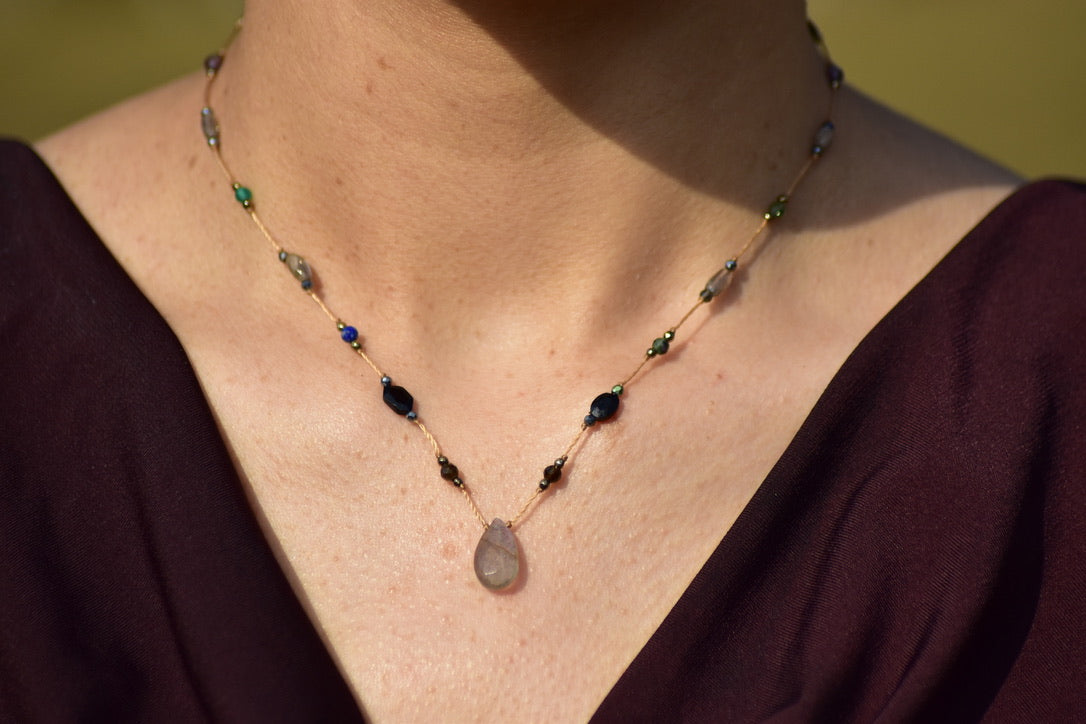 The Peacock Feather Necklace