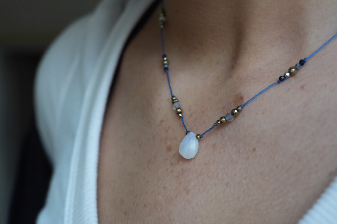 The Mansarovar Drop Necklace
