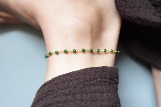 Emeralda's Whisper Anklet
