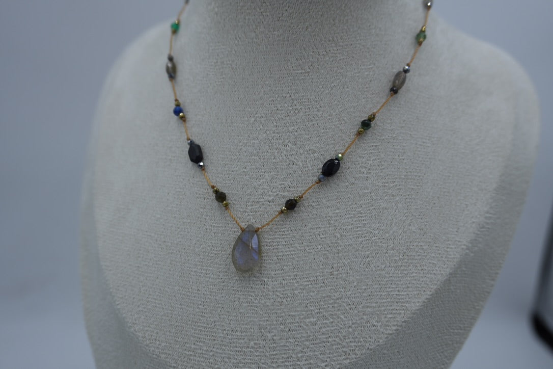 The Peacock Feather Necklace