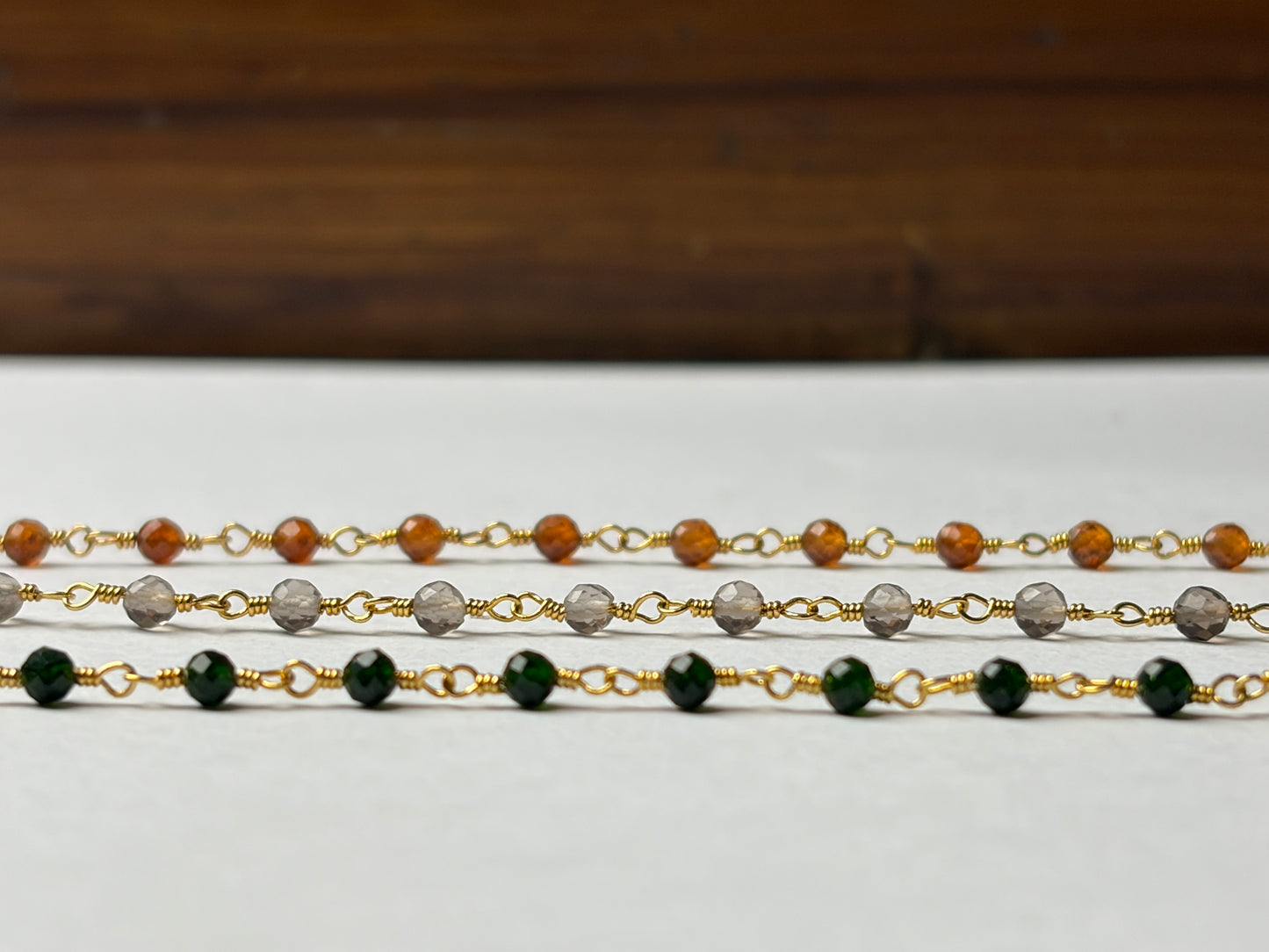 Chinar Glow Anklet - Handcrafted Orange Beaded Anklet | Kashmir-Inspired Jewelry